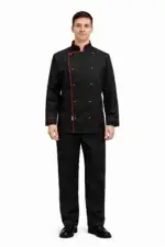 Univerzalna kuharska bluza dvoredno kopčanje - Slika 2