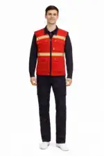 Univerzalni radni HI VIZ prsluk - Slika 2