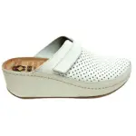 Ženske anatomske klompe 6662 Bijele MUBB